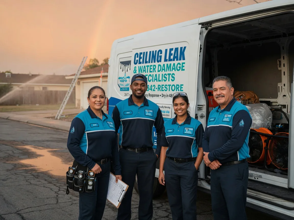 Ceiling Leak Cleanup company in Adamant, VT
